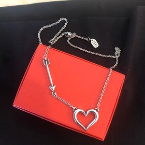 James Avery Love Struck Heart Necklace NEW